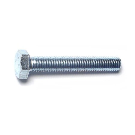 Midwest Fastener Class 8.8, M8-1.25 Hex Head Cap Screw, Zinc Plated Steel, 50 mm L, 12 PK 78342